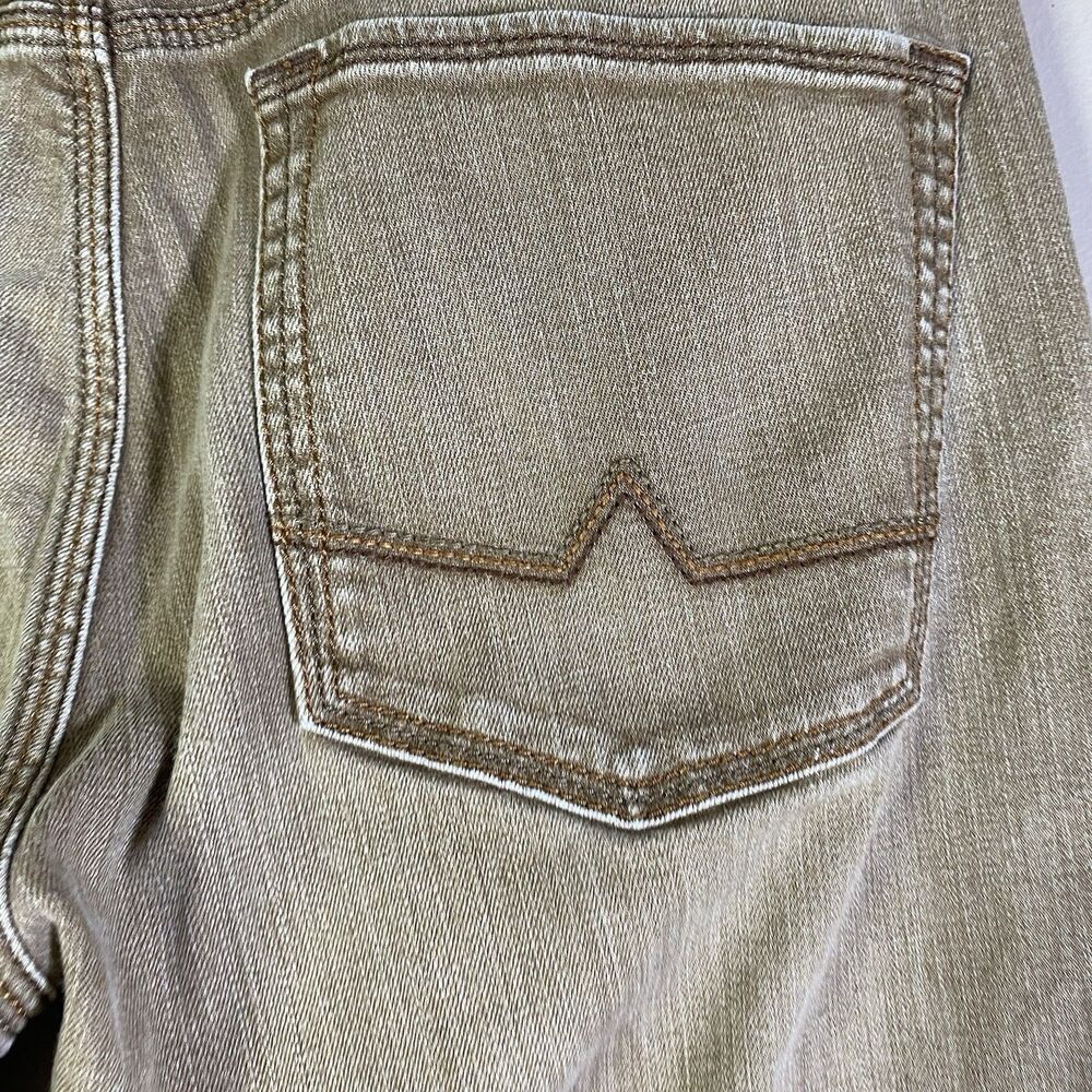Alberto Jeans Mens 36x32 (Tag 36x34) Taupe Stone Brown Denim Modern Fit - Picture 9 of 16